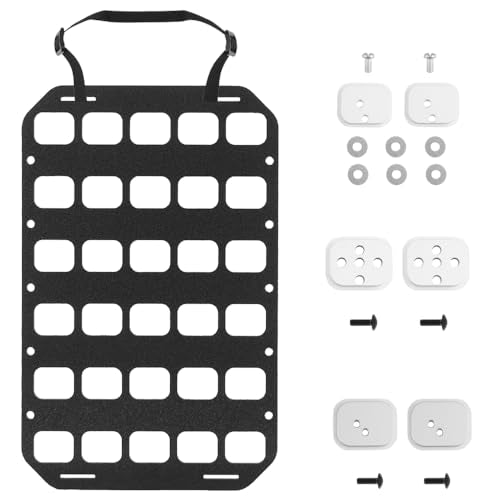 Portable MOLLE Panel Organizer Rigid Insert Backpack,with QLS Adapter Base(3 Types), for Tactical IFAK Pouch Gun Holster Holder Mount (8x12.5) - color: MP-01(ACC-01/02/03)