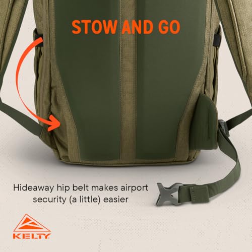 Kelty | Redwing Traveler Backpacks, Travel Pack for Adventure Travel - color: Burnt Olive, size: 30L