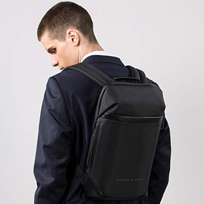 VGOAL 15.6 Inch Laptop Backpack Business Travel Anti-Theft Slim Backpack with USB Charging Port and RFID Pocket, Black, for Men and Women - color: Fg6310