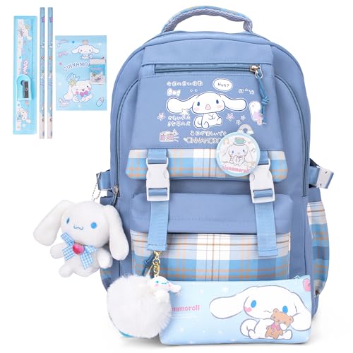 Juju Blue Kawaii Backpack - Cute Backpacks For Girls - Cute Backpack Kawaii Stuff - Backpacks For School Girls