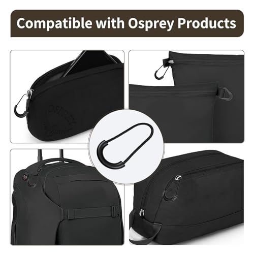 Zipper Pulls Compatible with Osprey,10PCS,Removable U Shape Zipper Pull Replacement for Backpack,Pouch,Luggage