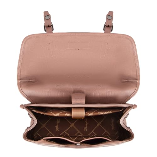 Wrangler Laptop Bag for Women Messenger Bag Briefcase Computer Backpack Convertible Satchel Bag - color: Deep Pink, size: 13 inch
