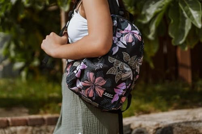 Roxy Women's Always Core Backpack | Travel | Everyday Carry | Beach | Polyester | 8L Capacity - Basil Party Waves - color: Basil Party Waves