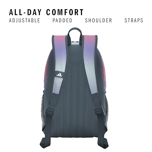 Originator Small Backpack for men and women, athletic book bag with laptop sleeve - color: Gradient Rose Tone Pink/Onix Grey