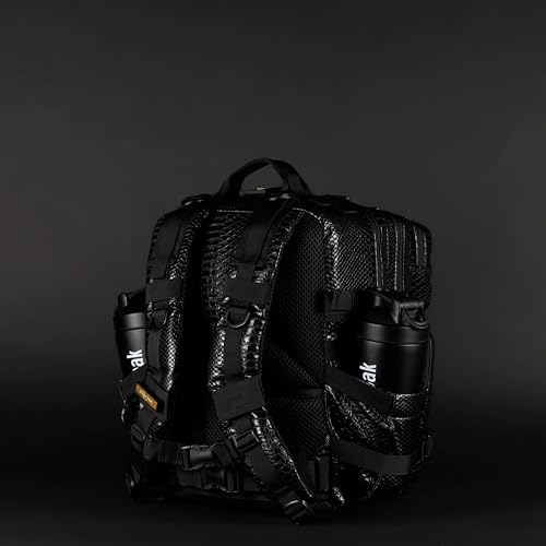 WOLFpak 25L Athletic Gym Backpack (King Cobra) Durable 1000D Waterproof Oxford Material w/MOLLE Webbing, Laptop Pocket & Dual Cup Holders, Durable Fitness/Travel/Military Daypack - color: King Cobra