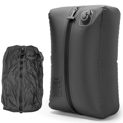 reeyee 20L Vacuum Compression Bag for Travel, Rechargeable Pump, 1 Pack - color: Gray
