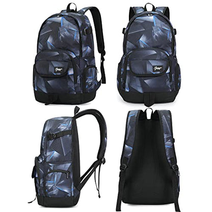 rickyh style School Backpack Travel Bag for Men & Women Lightweight College Back Pack with Laptop Compartmen - color: 04jhhei