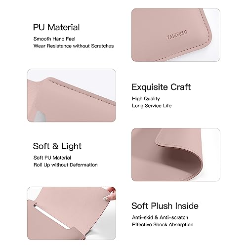 Laptop Sleeve Case for New MacBook Air M4/M3/M2 13.6"/Pro/Max A3240 A3113 A2442 Pro 14, 13.5 Surface 5/4/3/2/1, 14" Dell ASUS Acer Chromebook/HP Stream/IdeaPad, with Small Case, Pink - color: Pink, size: 13.6-14 inch