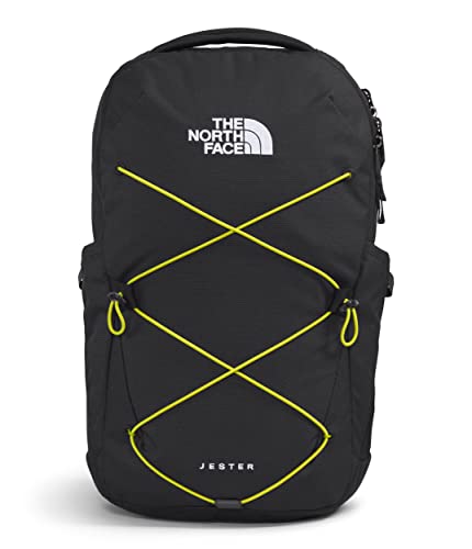 The North Face Jester Everyday Laptop Backpack - PFAS Free - color: Tnf Black Light Heather/Sulphur Spring Green