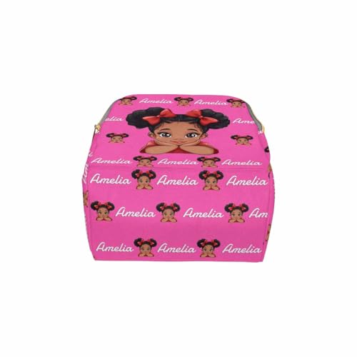 Custom Diaper Bag with Name, Personalized School Bag Africa Girl Pattern, Monogram Nappy Backpack with Thermal Pockets for Adults Kids, Large Capacity Waterproof Diaper Bag, Travel Gifts - color: Color-9