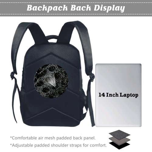 Kids Backpack School Bookbag 16inch Schoolbag With Lunch Box Bag And Pencil Case Set For Boys Girls - color: Football
