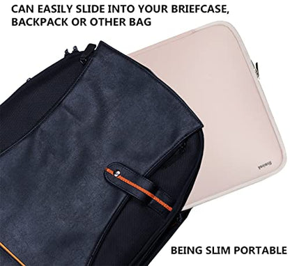 Laptop Sleeve Case 14 inch, Durable Shockproof Protective Computer Cover Flip Case Briefcase Carrying Bag Compatible with 14" HP, Lenovo, Asus, Acer, Notebook, Chromebook Computer, Pink - color: Pink, size: 14 Inch
