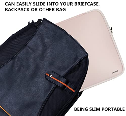 Laptop Sleeve Case 15.6 Inch, Durable Shockproof Protective Cover Flip Case Briefcase Carrying Bag Compatible with 15.6" HP, ASUS, Lenovo, Acer, Notebook, Computer, Ultrabook, Chromebook, Pink - color: Pink, size: 15.6 Inch
