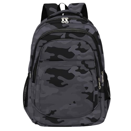 rickyh style Stylish Backpack: Multi-functional and Lightweight Bag for Travel, School, and Outdoor Activities - color: 007shenhui