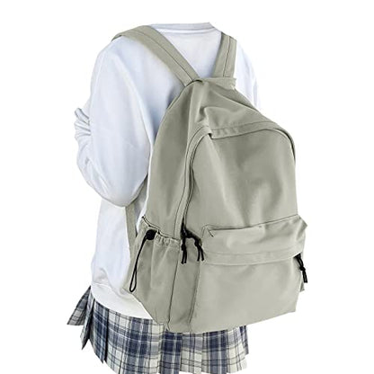 Lightweight Basic Backpack For High School,College Bookbag For Womens,Travel Laptop Backpacks For Teen Girls,School Bag Casual Daypack(Green) - color: A3-gree