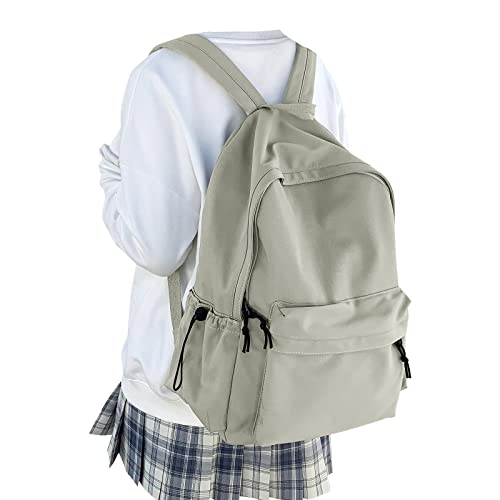 Lightweight Basic Backpack For High School,College Bookbag For Womens,Travel Laptop Backpacks For Teen Girls,School Bag Casual Daypack(Green) - color: A3-gree