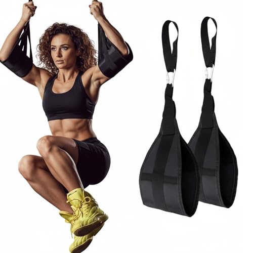 Hanging Ab Straps for Pull Up Bar,Gym Ab Sling Straps for Arm Pull up Workout Support for Training Knee and Leg Raises