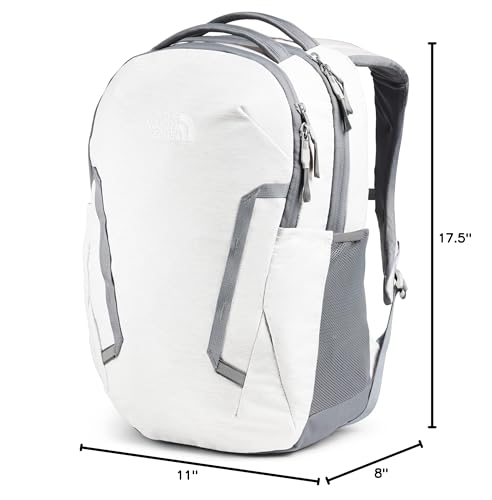 The North Face Women's Vault Everyday Laptop Backpack, TNF White Metallic Melange/Mid Grey, One Size - color: Tnf White Metallic Melange/Mid Grey