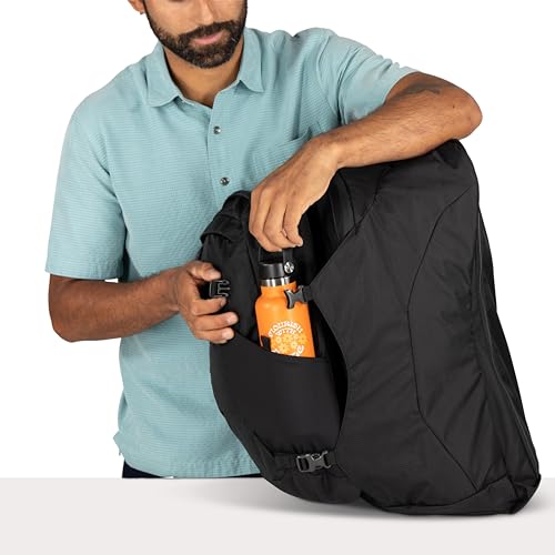 Osprey Farpoint 55L Men's Travel Backpack - Carry On Bag with Personal Item Sized Detachable Daypack, Black - color: Black, style: 55l