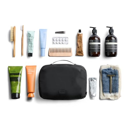Bellroy Hanging Toiletry Kit Plus (8 Liter Travel Hanging Toiletry Bag) - Black - color: Black
