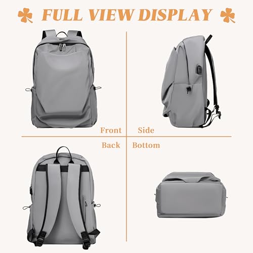 FSD. WG Casual Bag for Men Fashionable Outdoor Bag Popular Travel Bag Casual Large Capacity - color: 10045grey
