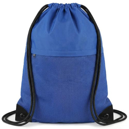 TILYMOL Drawstring Backpack Gym Bag - String Gym Bag for Men & Women, Lightweight Cinch Sports Sackpack for Beach, Travel, Yoga, Swimming, Blue - color: 1 Pack-blue