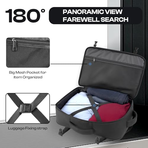 Carry on Backpack, Extra Large 55L Travel Backpack TSA Approved, Expandable Laptop Bagpack with durability, Water Resistant Bag Compatible with 18.4 inch Laptops, Black - color: Black, size: 3X-Large