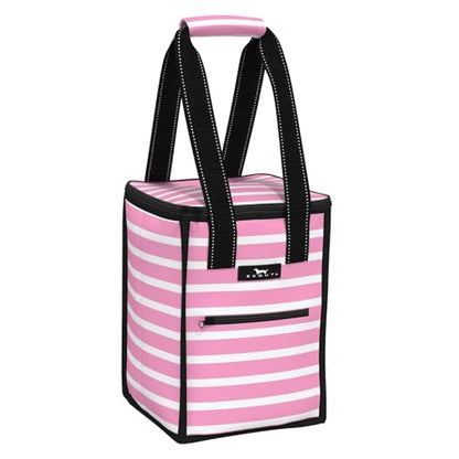 SCOUT Pleasure Chest - Soft, Lightweight, Insulated Cooler, Fits 5 Wine Bottles, Cooler for Beach, Pool, Boat, and Picnics - color: Pink