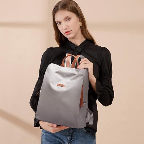 Women's Backpack Purse Nylon Anti-theft Casual Water Resistant Lightweight Small Shoulder Bags 2026 for Travle Cute Fashion Camping Bag for Work Daily Going Out Dackpack Ladies Light Grey - color: Light Green
