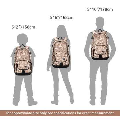 rickyh style School Backpack Travel Bag for Men & Women Lightweight College Back Pack with Laptop Compartmen - color: 04bw