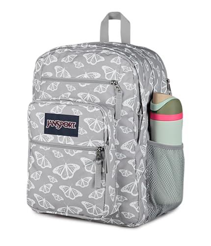 JanSport Laptop Backpack - Computer Bag with 2 Compartments, Ergonomic Shoulder Straps, 15” Laptop Sleeve, Haul Handle - Flutter By Grey - color: Flutter By Grey