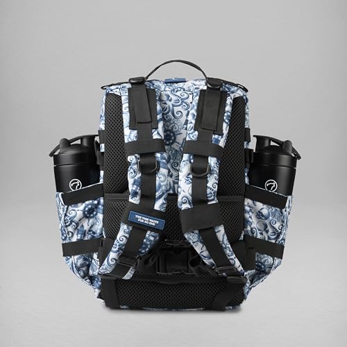 WOLFpak 35L Athletic Gym Backpack (Sailor's Curse) - Durable 1000D Waterproof Oxford Material with MOLLE Webbing, Laptop Pocket & Dual Cup Holders, Durable Fitness/Travel/Military Daypack - color: Sailor's Curse
