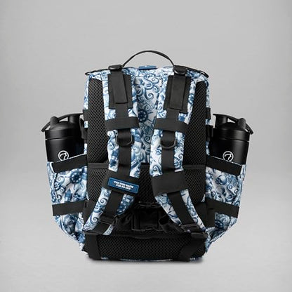 WOLFpak 35L Athletic Gym Backpack (Sailor's Curse) - Durable 1000D Waterproof Oxford Material with MOLLE Webbing, Laptop Pocket & Dual Cup Holders, Durable Fitness/Travel/Military Daypack - color: Sailor's Curse