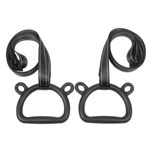’s Gymnastics Rings Set, Adjustable Pull-up Fitness Rings with 2m Straps, Thickened Indoor Gym Equipment for ’ Strength Training and Home Exercise