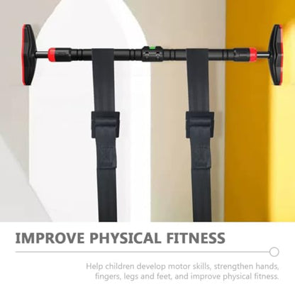 Ciieeo Gymnastic Rings with 1m Adjustable Straps, Professional Pull-up Training Workout Rings for Body Strength, Sturdy Fitness Equipment Set for Boys and Indoor Gymnastics