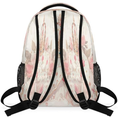 Crown Veil Laptop Backpack for Women 17 inch Backpacks Lightweight Computer Bag Rucksack Casual Daypack Work Travel - color: Multicolor-3