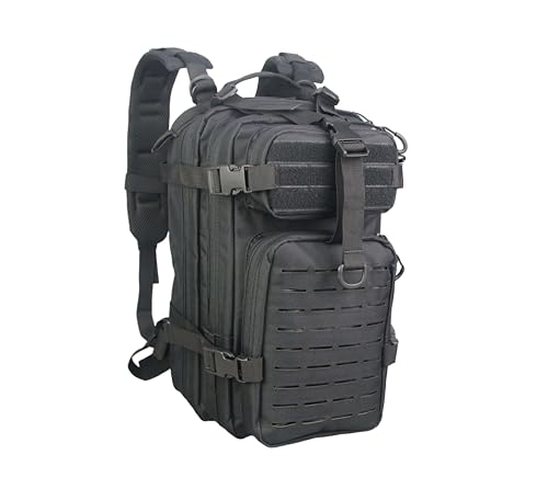 Lightning X Stocked EMS/EMT Trauma & Bleeding First Aid Responder Medical Backpack + Kit - Stealth Black - color: Stealth Black