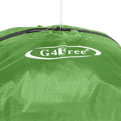 G4Free 20L Small Packable Travel Hiking Backpack for Men Women - color: Green, size: 20L
