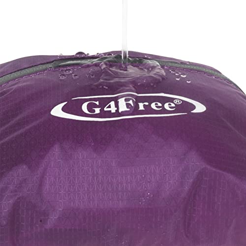 G4Free 20L Small Packable Travel Hiking Backpack for Men Women - color: Purple, size: 20L