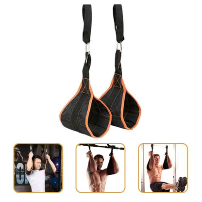 Professional Gym Ab Straps Hanging Ab Slings Fitness Accessory with Adjustable Suspension for Home Abdominal Training and Workout Equipment