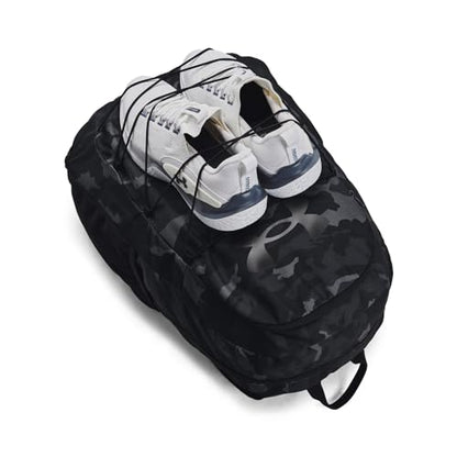 Under Armour Hustle Sport Backpack - color: (023) Black / Black / Metallic Black