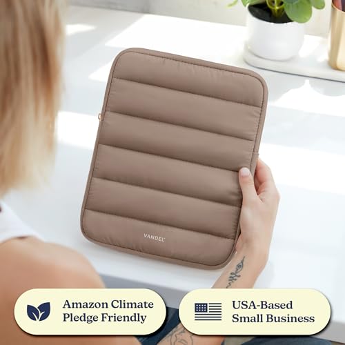 Vandel Puffy iPad Sleeve 11 Inch, Tablet Sleeve, iPad Bag, Tablet Pouch - color: f. Latte, size: 9-11 Inch