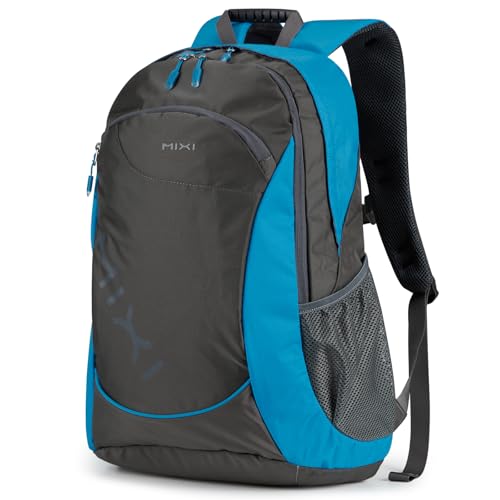 mixi 45L Ultra Lightweight Waterproof Travel Backpack, 21 inch Casual Daypack for Men Women, Durable Spacious Bag for Travel, Sports, Camping, Hiking & College, Blue - color: Blue, size: 21 Inch