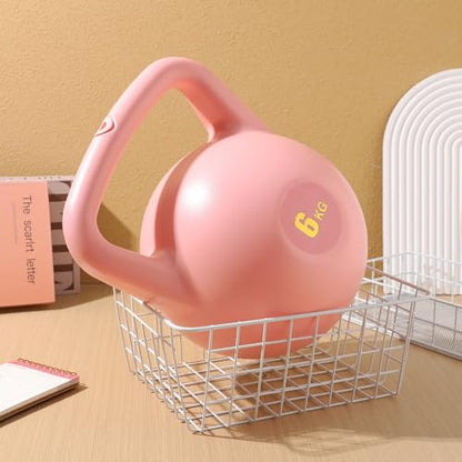 Water Filled Kettlebell PE Material Soft Kettlebell for Men Women Strength Training and Travel Exercise Equipment with Comfortable Grip and Multipurpose Use