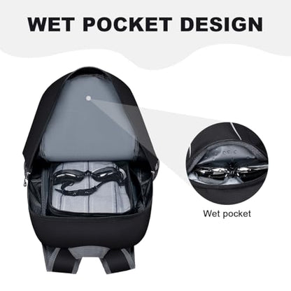 MIYCOO Backpack - Ultra Lightweight Packable Backpack for Travel Camping, Hiking Back Pack Waterproof Foldable Daypack for Men Women Charcoal Black - color: Charcoal Black