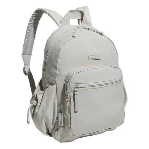 adidas Weekender Backpack – Small Lightweight Everyday Bag, 19L, Metal Grey/1, OSFA - color: Metal Grey/1