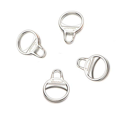 Zpsolution Zipper Handle Replacement Easy Use Round Zipper Pull Fixer for Jackets Coats Boots Shoes Backpack Luggage Suitcase - color: 4 sliver