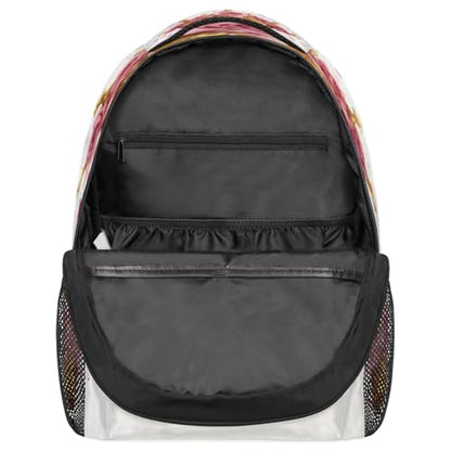 Gold Crown Laptop Backpack for Women 17 inch Backpacks Lightweight Computer Bag Rucksack Casual Daypack Work Travel - color: Multicolor-5