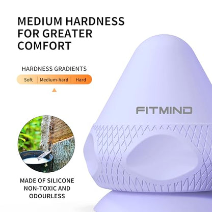 Mountable Self-Massage Ball Handfree with Suction Cup,Deep Tissue Back Sore Muscle Knot Massager,Myofascial Release,Manual Massage Balls, Foot Plantar Fasciitis, Back Stress Relief - Purple - color: Purple