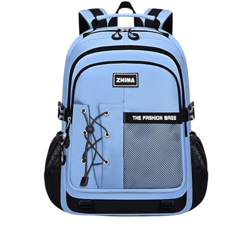 Stylish Lightweight Minimalist Backpack with Sporty Style, Durable Spacious Daypack for New Term Gift (blue) - color: Blue